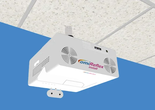 omiReflex Install · Sistema inmersivo de proyección interactiva