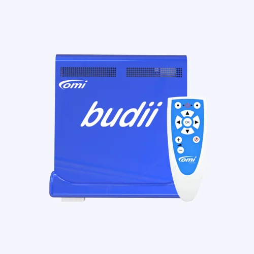 omiVista Budii · Proyector interactivo compacto (no incluye soporte)