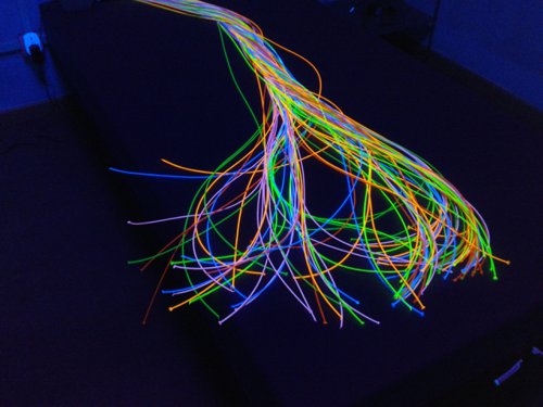 Mazo 2m 100 fibras ópticas UV