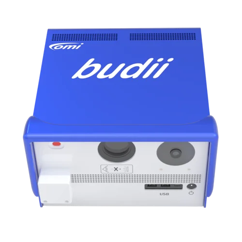 omiVista Budii · Proyector interactivo compacto (no incluye soporte)