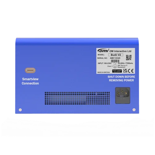 omiVista Budii · Proyector interactivo compacto (no incluye soporte)