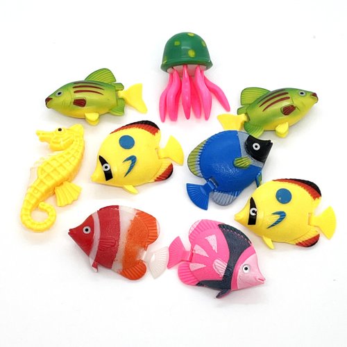Peces para columna de burbujas