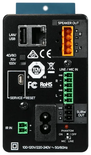 Streamer con amplificación BLUESOUNDpro® B170S