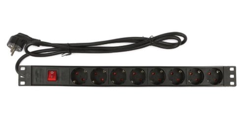 Regleta de corriente rack 19" 1U